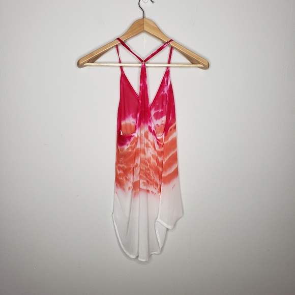 Young Fabulous & Broke Sheer Pink Ombre Top - Picture 4 of 10